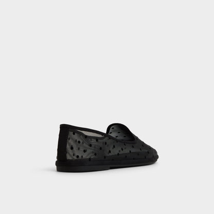 Aurabelle Black Textile Mesh Women's Loafers & Oxfords - Loafer Aldo Black
