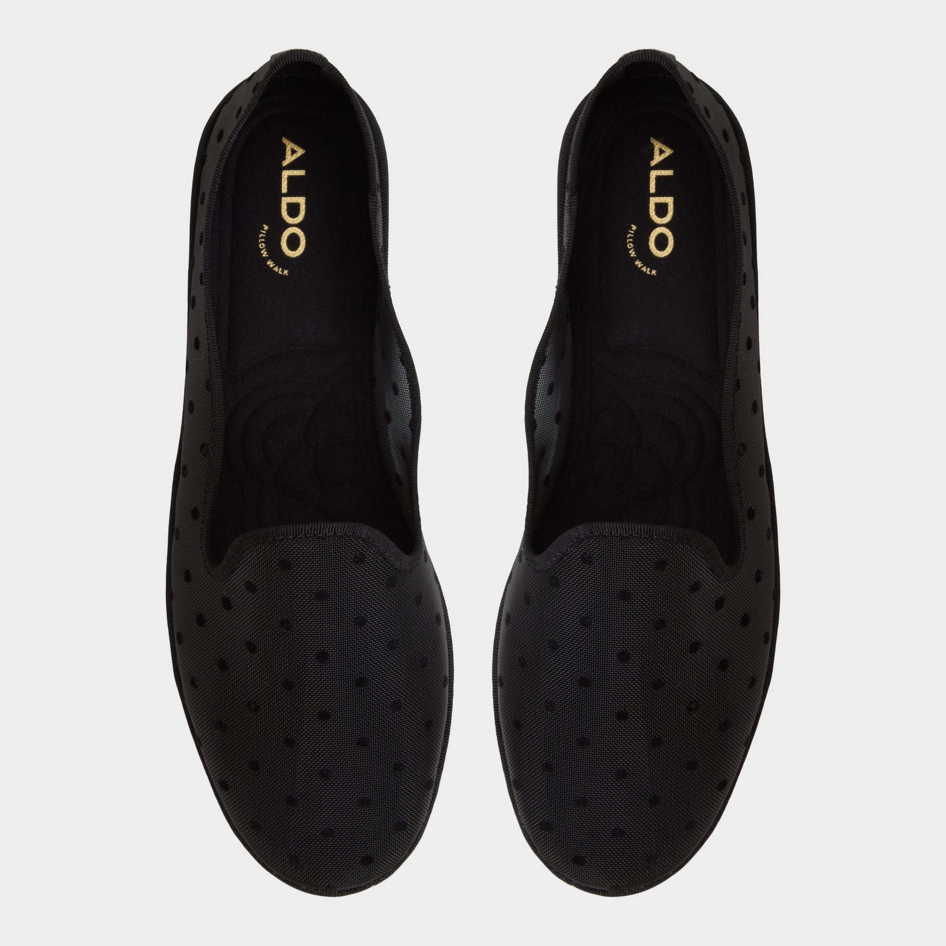Aurabelle Black Textile Mesh Women's Loafers & Oxfords - Loafer Aldo Black