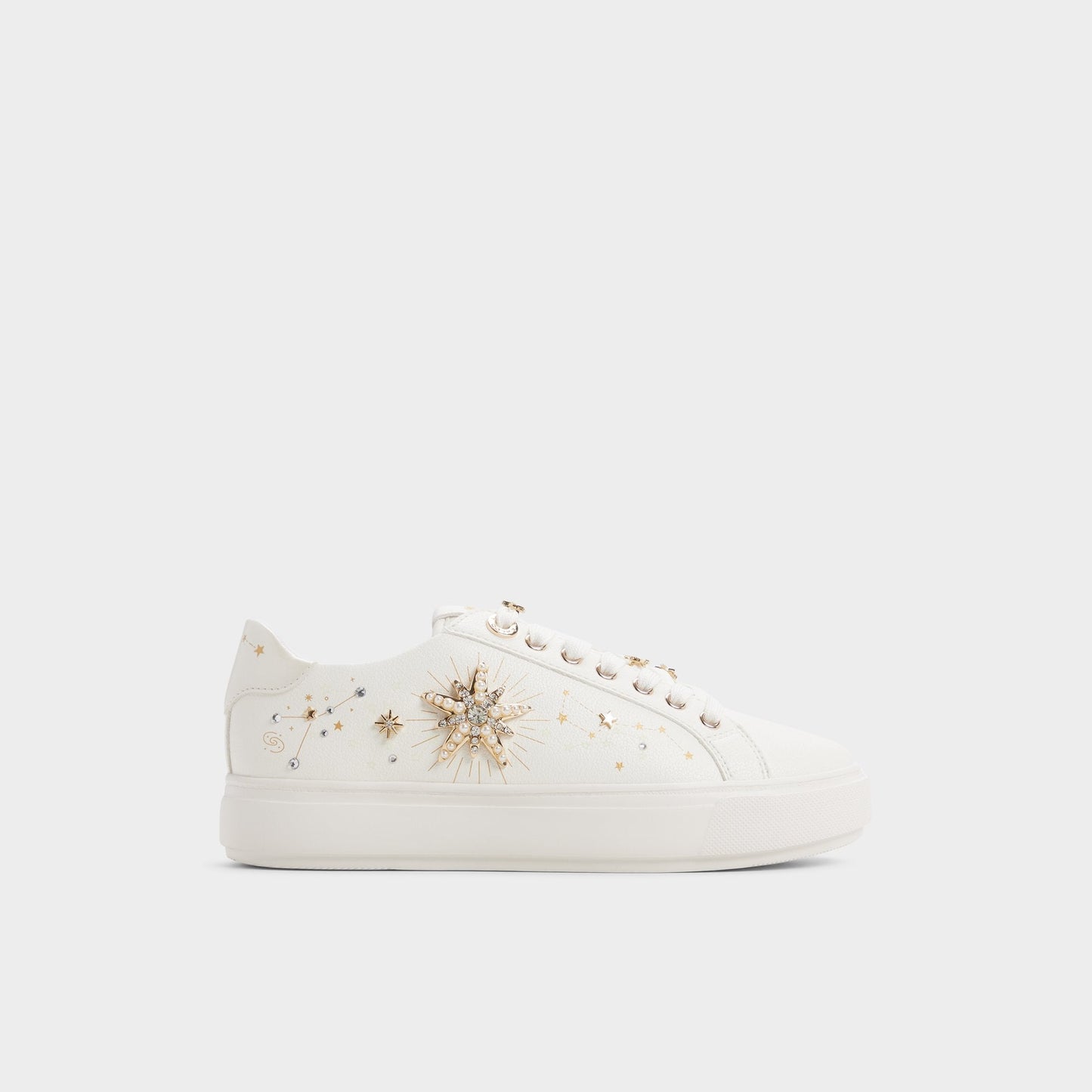 Starbright in White - Sneaker, Cup sole Aldo White