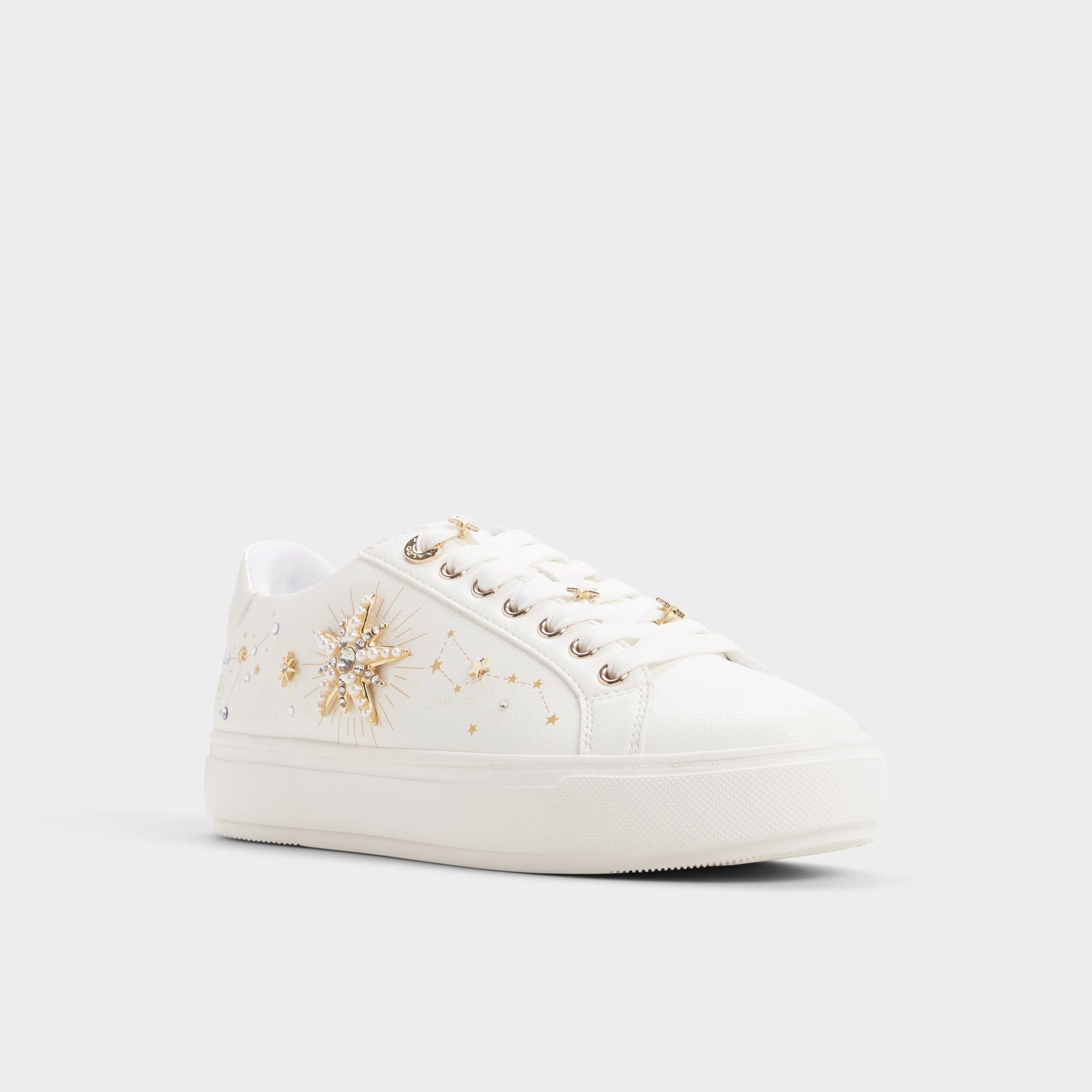 Starbright in White - Sneaker, Cup sole Aldo White