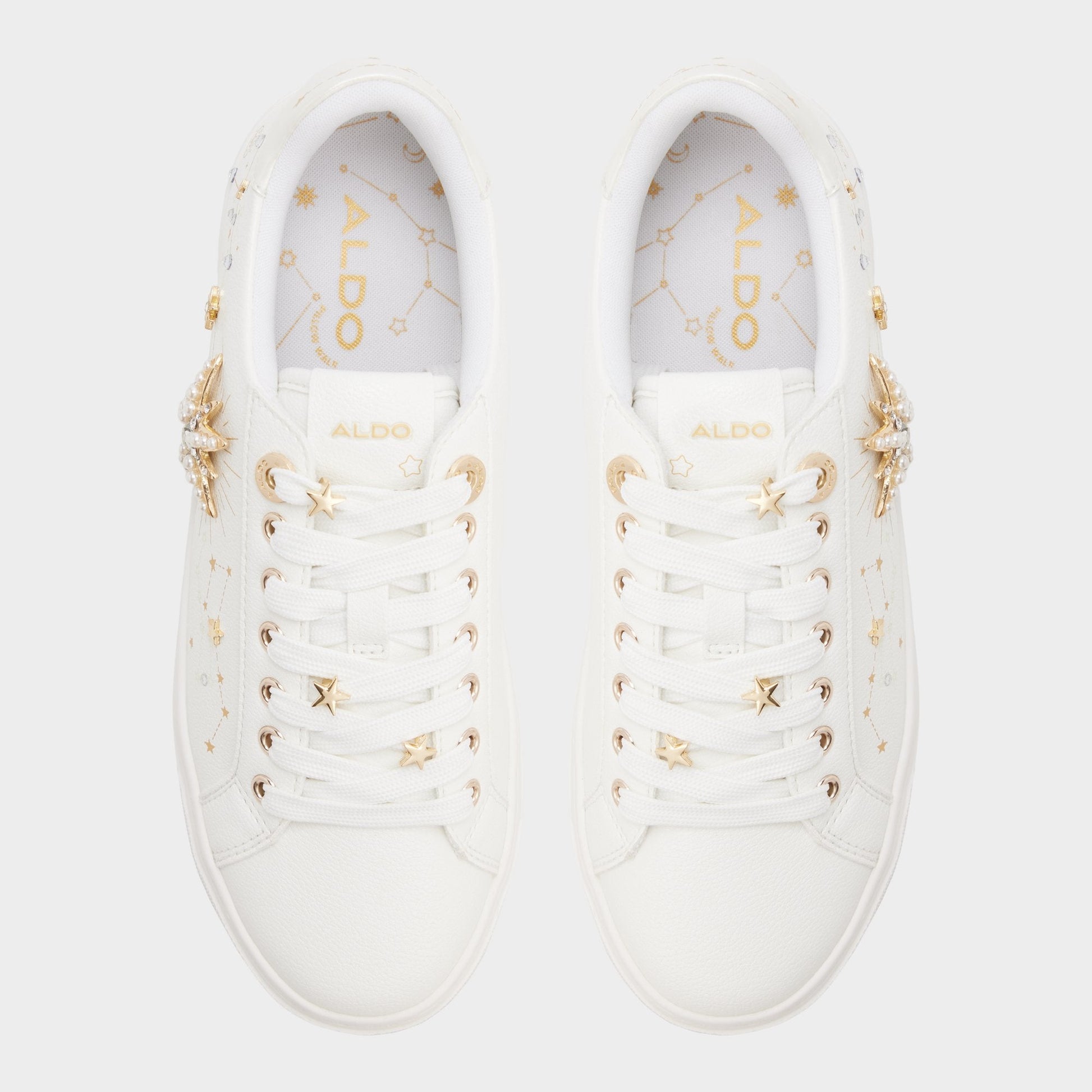 Starbright in White - Sneaker, Cup sole Aldo White