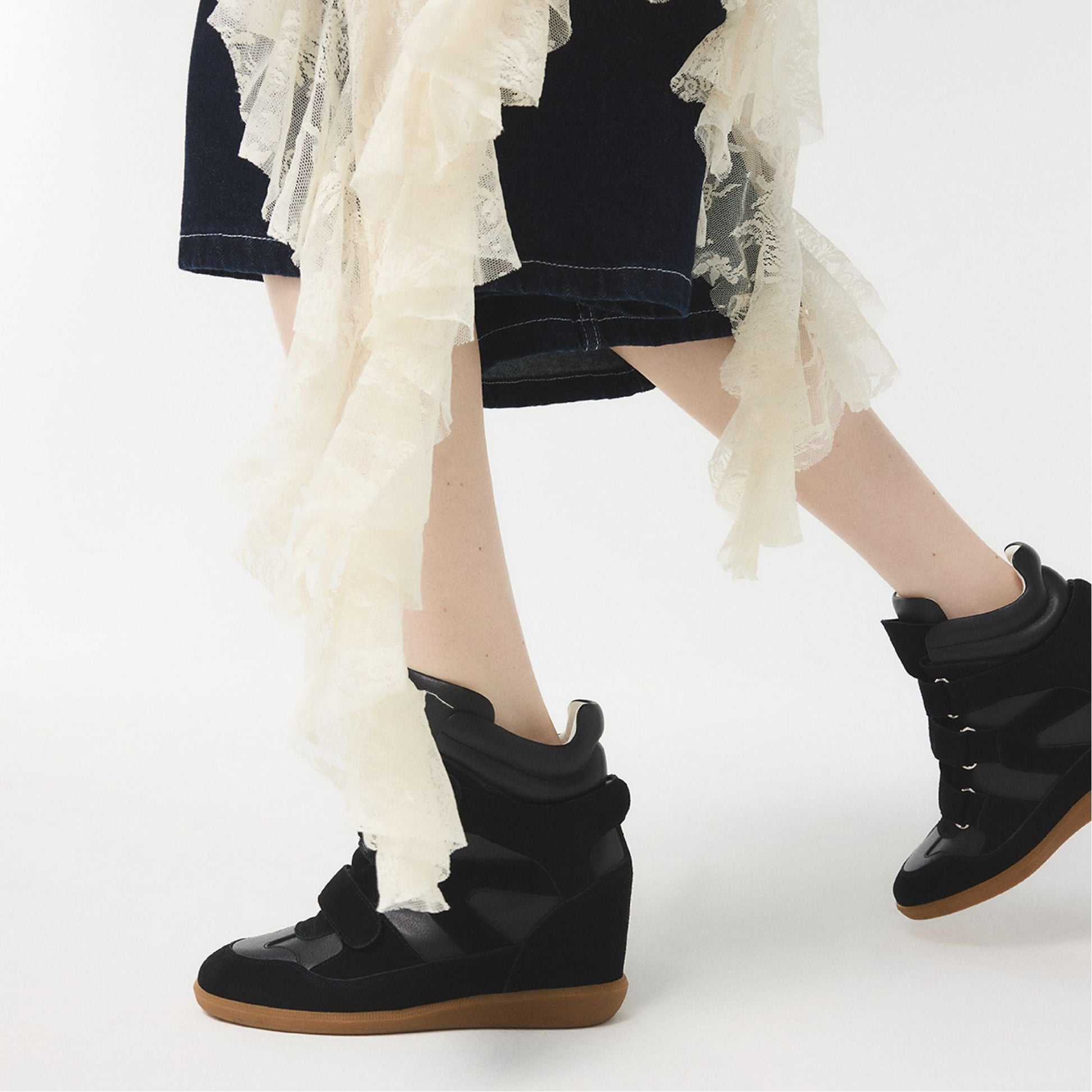 Bellissamo in Black - Wedge sneaker, Wedge heel Aldo Black