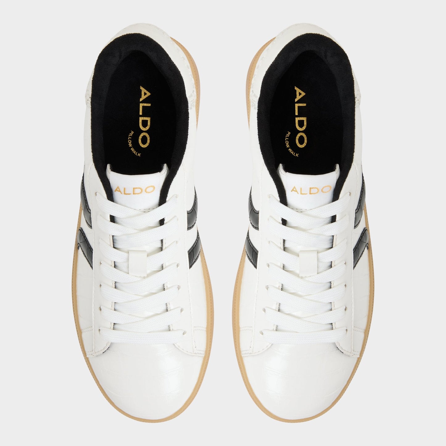 Chicsneaker2 White/Black Women's Low top sneakers - Sneaker, Cup sole Aldo White/black