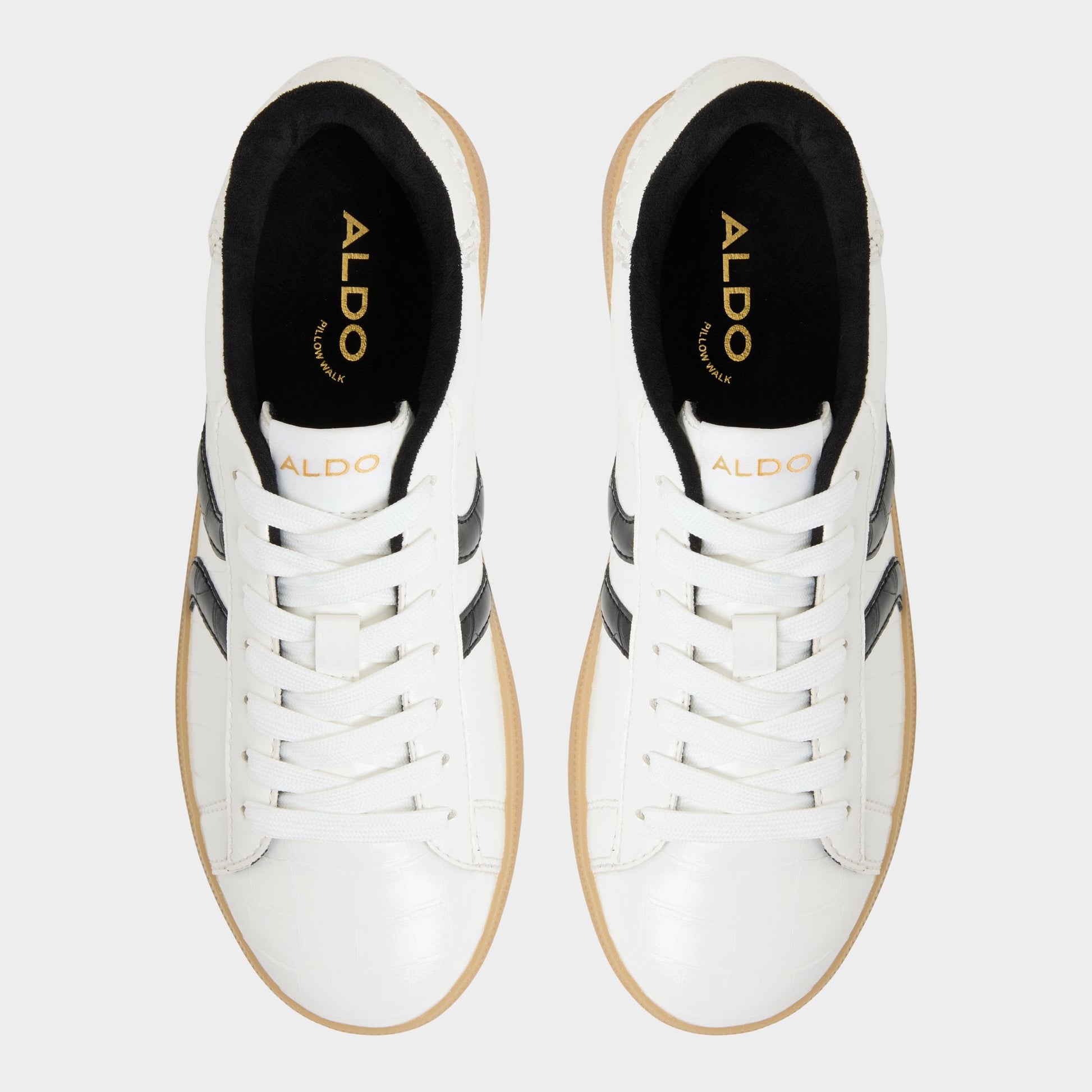 Chicsneaker2 White/Black Women's Low top sneakers - Sneaker, Cup sole Aldo White/black