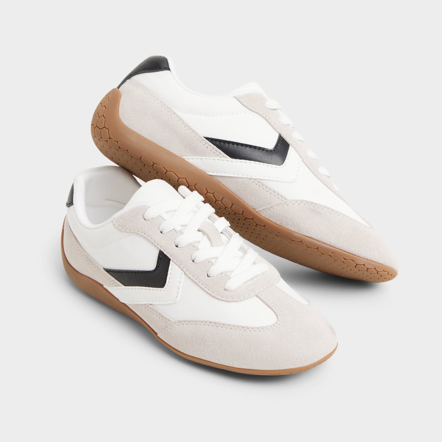 Coolchic White/Grey Women's Low top sneakers - Jogger sneaker Aldo White/grey
