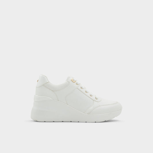Iconistep White Overflow Women's Low top sneakers - Wedge sneaker, Wedge heel Aldo White overflow
