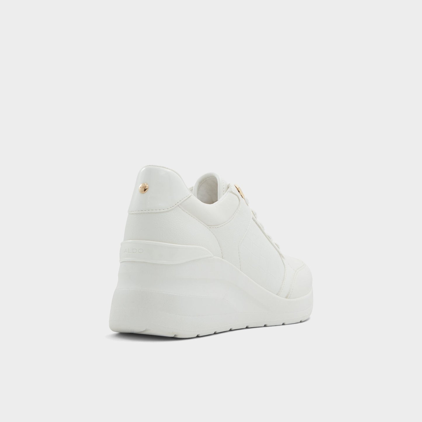 Iconistep White Overflow Women's Low top sneakers - Wedge sneaker, Wedge heel Aldo White overflow