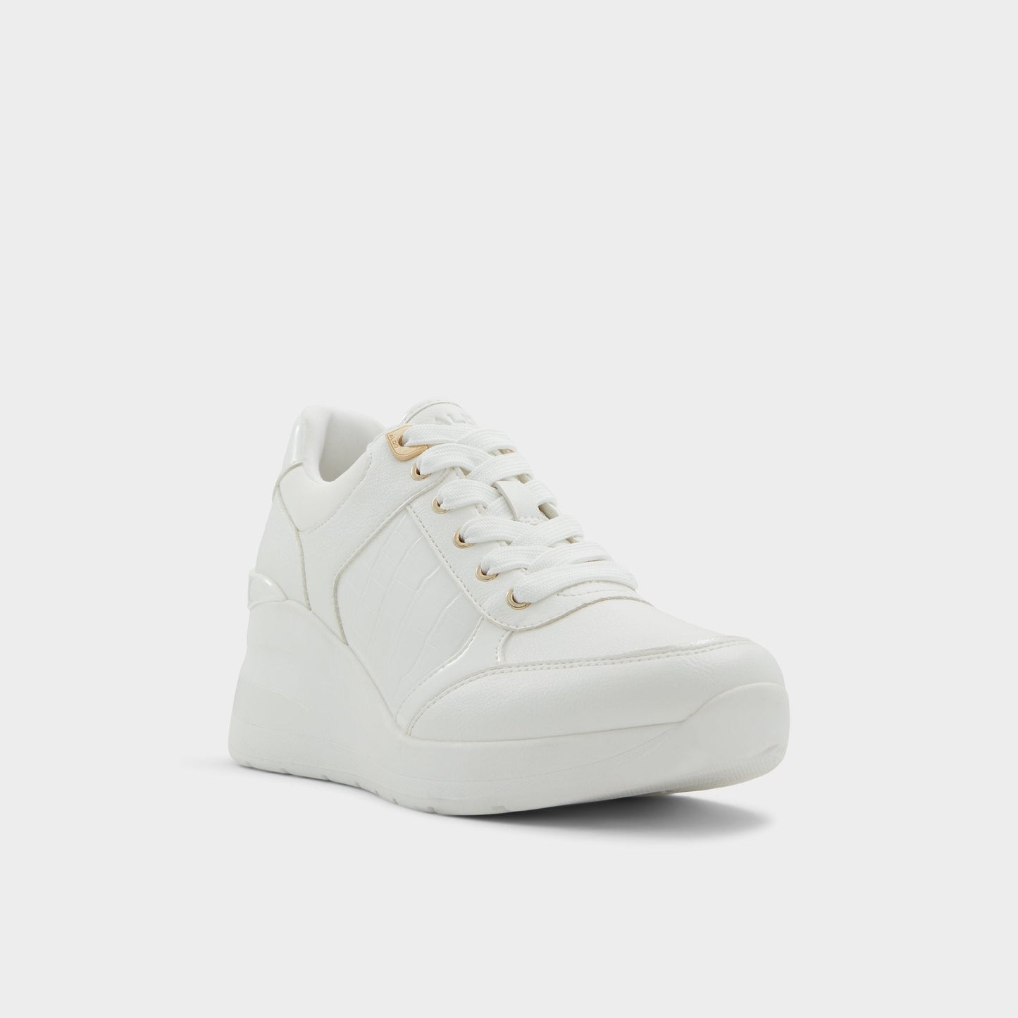 Iconistep White Overflow Women's Low top sneakers - Wedge sneaker, Wedge heel Aldo White overflow