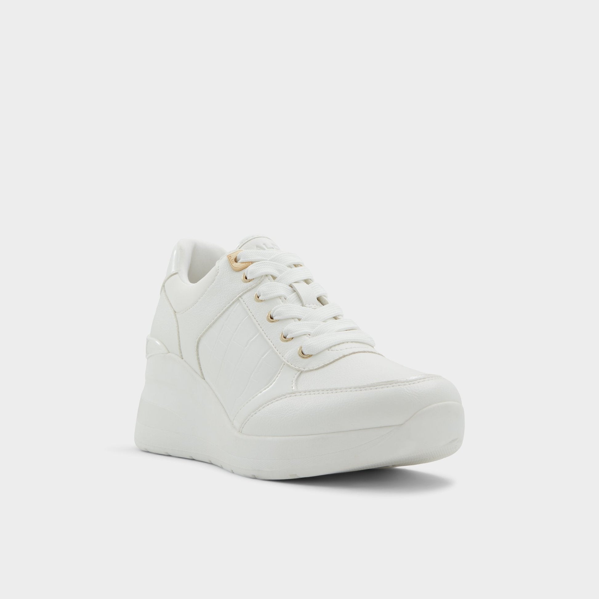 Iconistep White Overflow Women's Low top sneakers - Wedge sneaker, Wedge heel Aldo White overflow