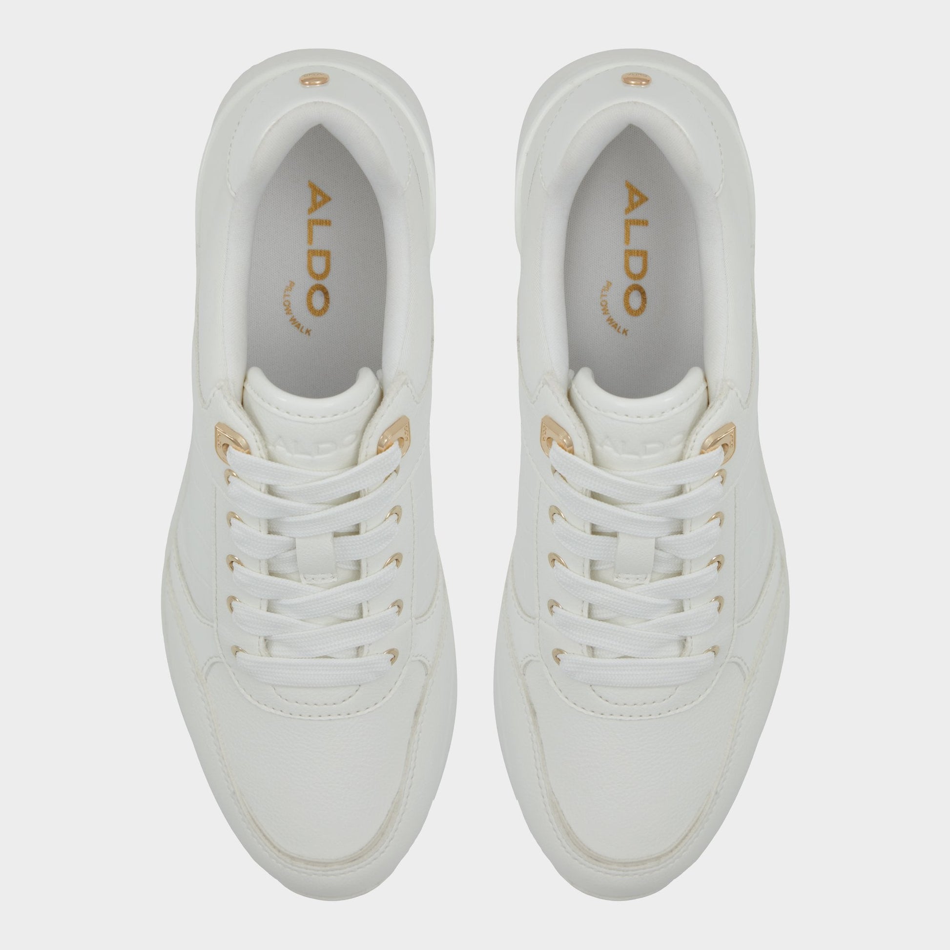 Iconistep White Overflow Women's Low top sneakers - Wedge sneaker, Wedge heel Aldo White overflow