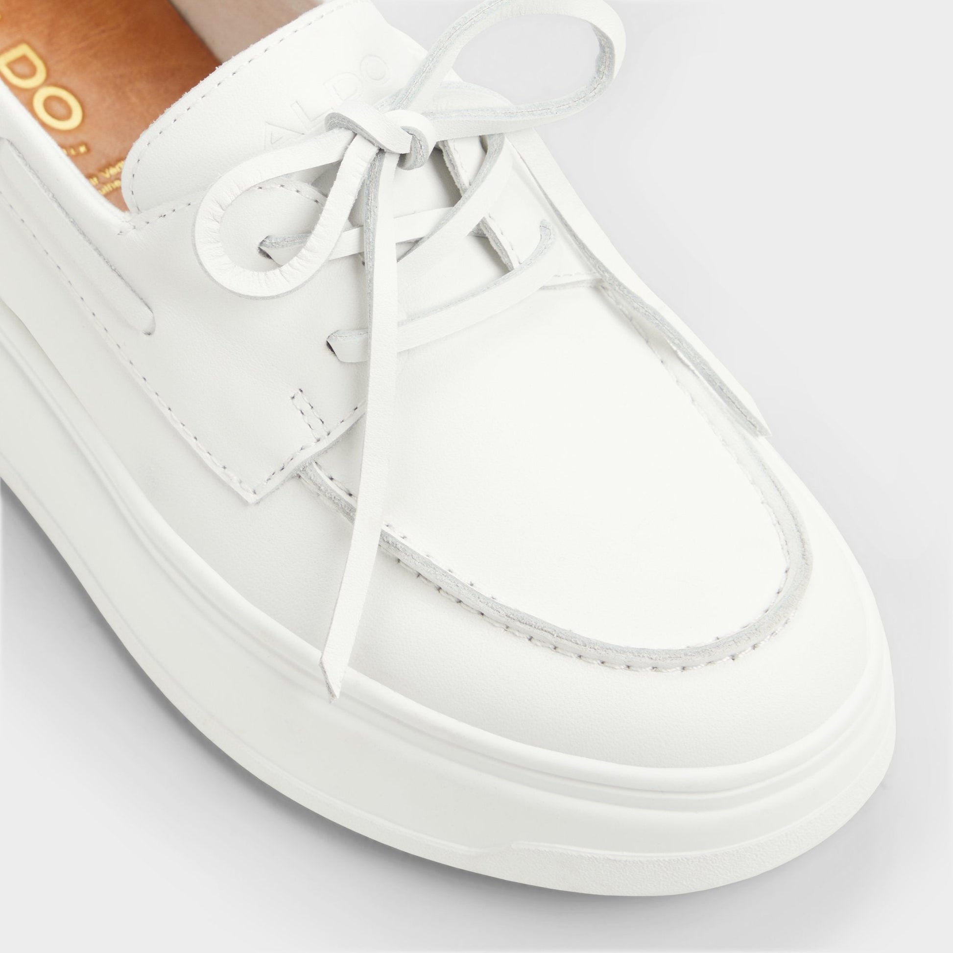Wildbreeze Open White Women's Slip on sneakers - Boat shoe, Platform Aldo Open White