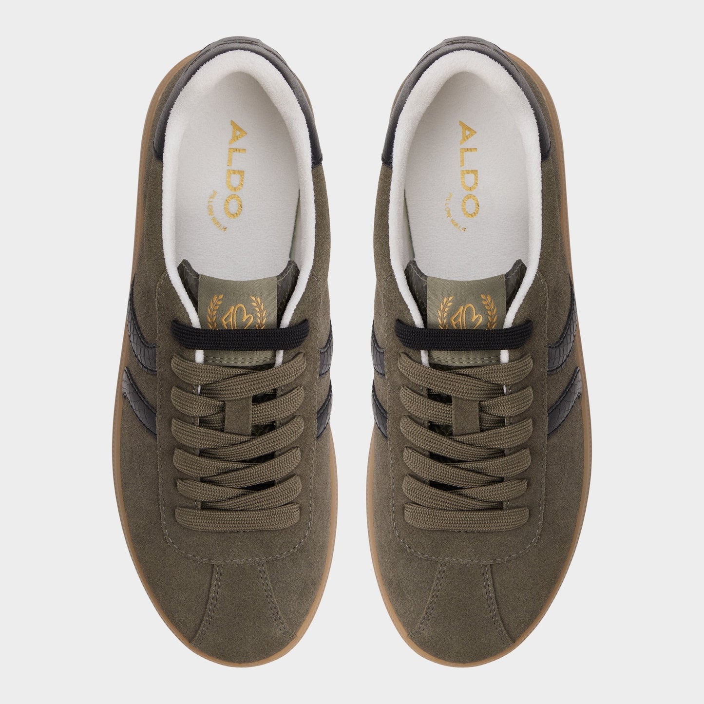 Chicsneaker in Olive - Low top sneaker, Cup sole Aldo Olive