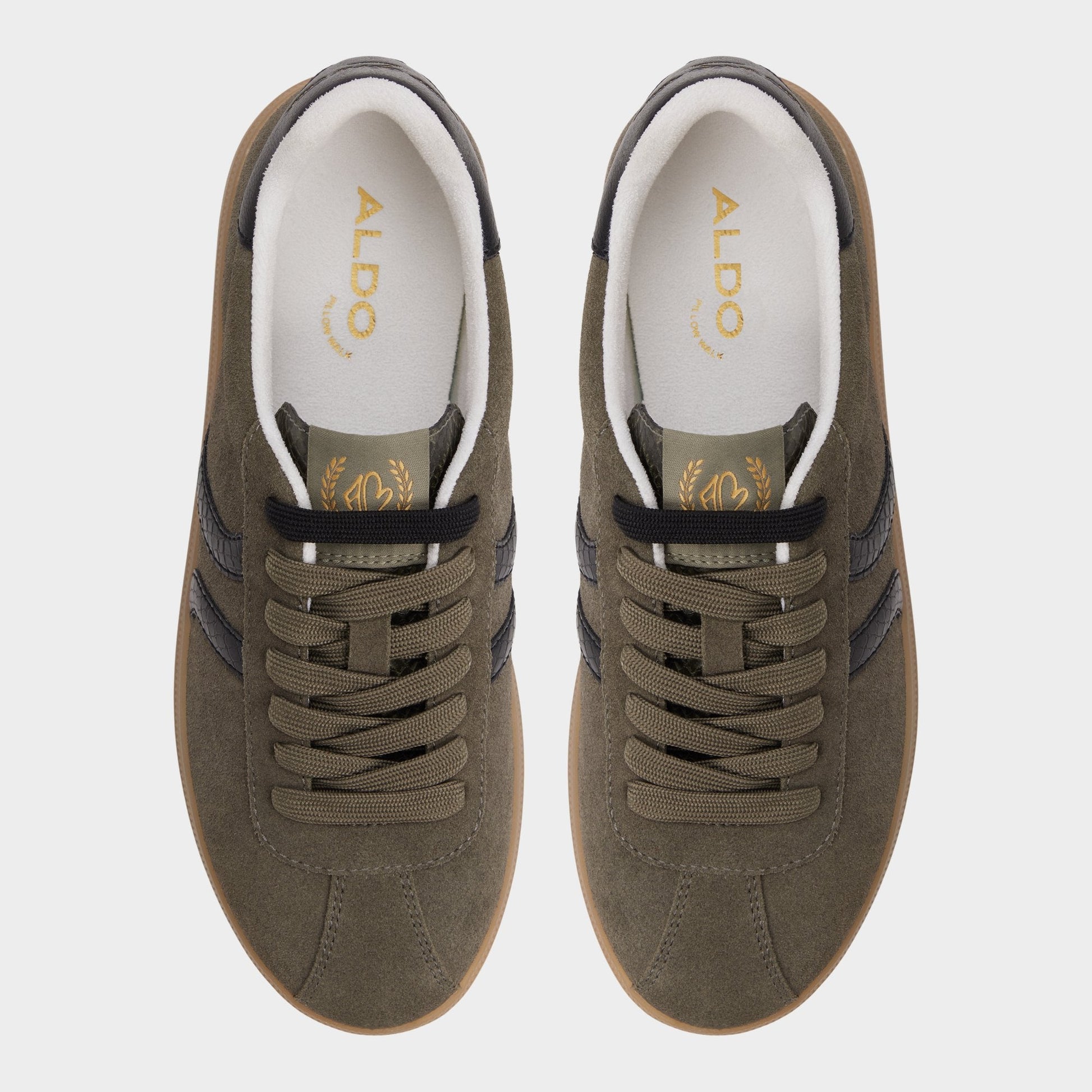 Chicsneaker in Olive - Low top sneaker, Cup sole Aldo Olive