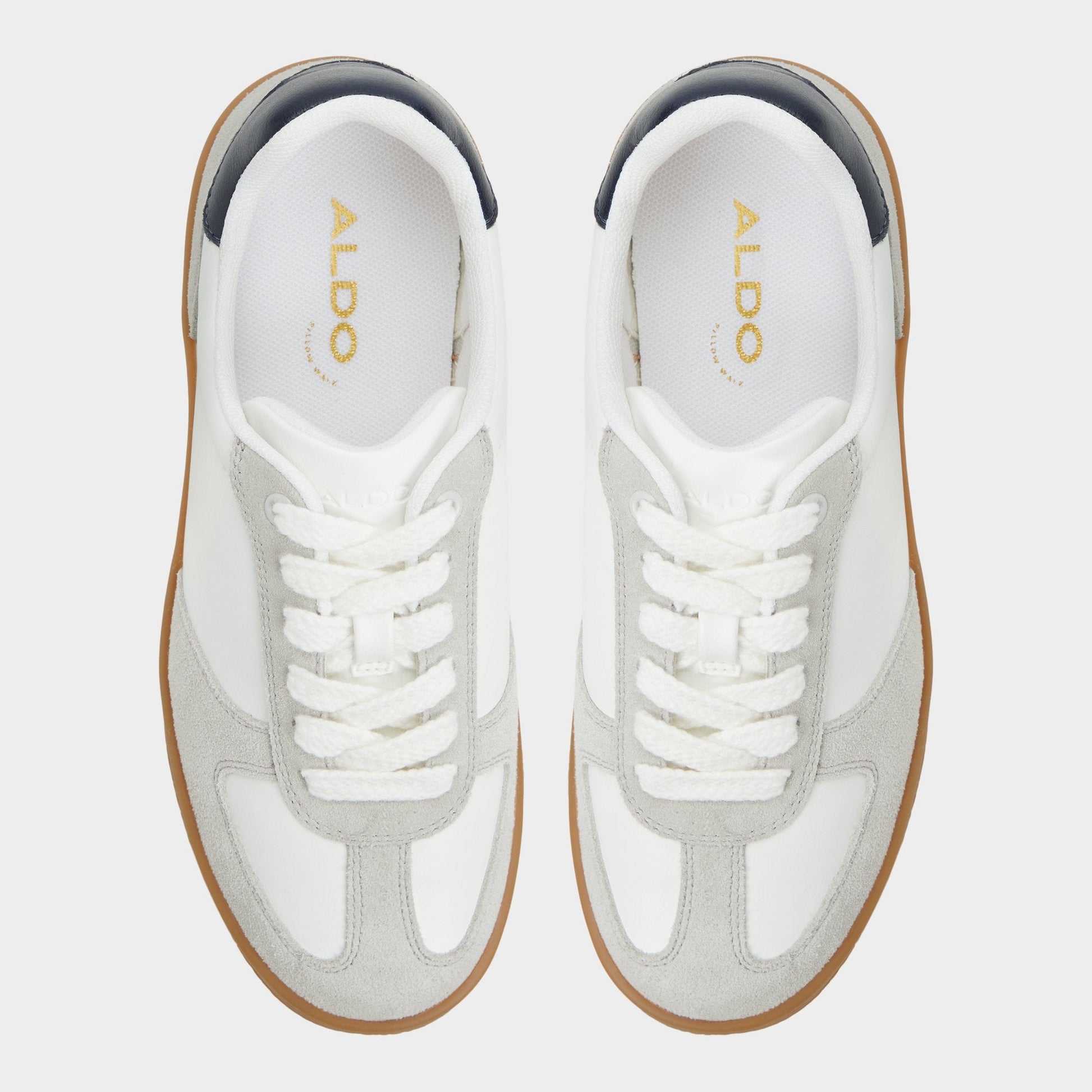 Deevale White/Grey Women's Low top sneakers - Sneaker, Platform Aldo White/grey