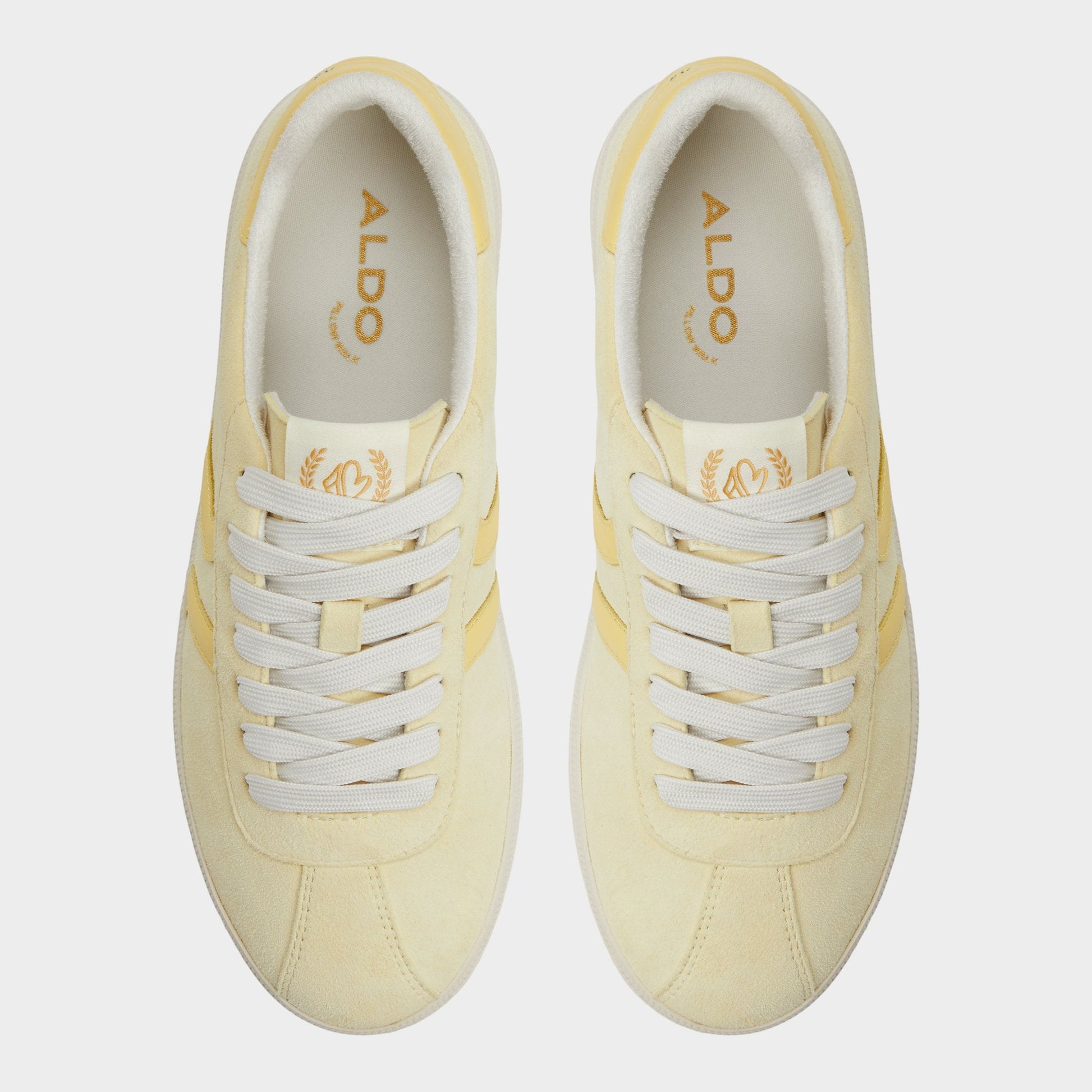 Chicsneaker Light Yellow Women's Low top sneakers - Low top sneaker, Cup sole Aldo Light Yellow