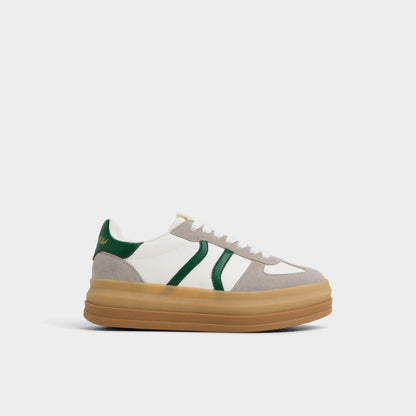 Elabrintar White Combo Women's Low top sneakers - Low top sneaker, Platform Aldo White combo