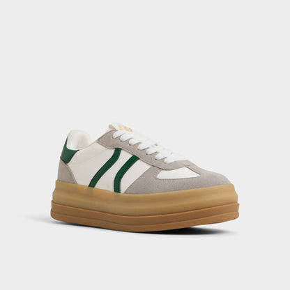 Elabrintar White Combo Women's Low top sneakers - Low top sneaker, Platform Aldo White combo