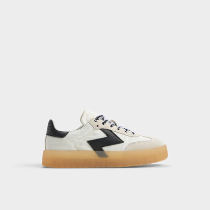 Retrostep White/Black Women's Low top sneakers - Low top sneaker, Jogger sole Aldo White/Black