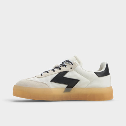 Retrostep White/Black Women's Low top sneakers - Low top sneaker, Jogger sole Aldo White/Black