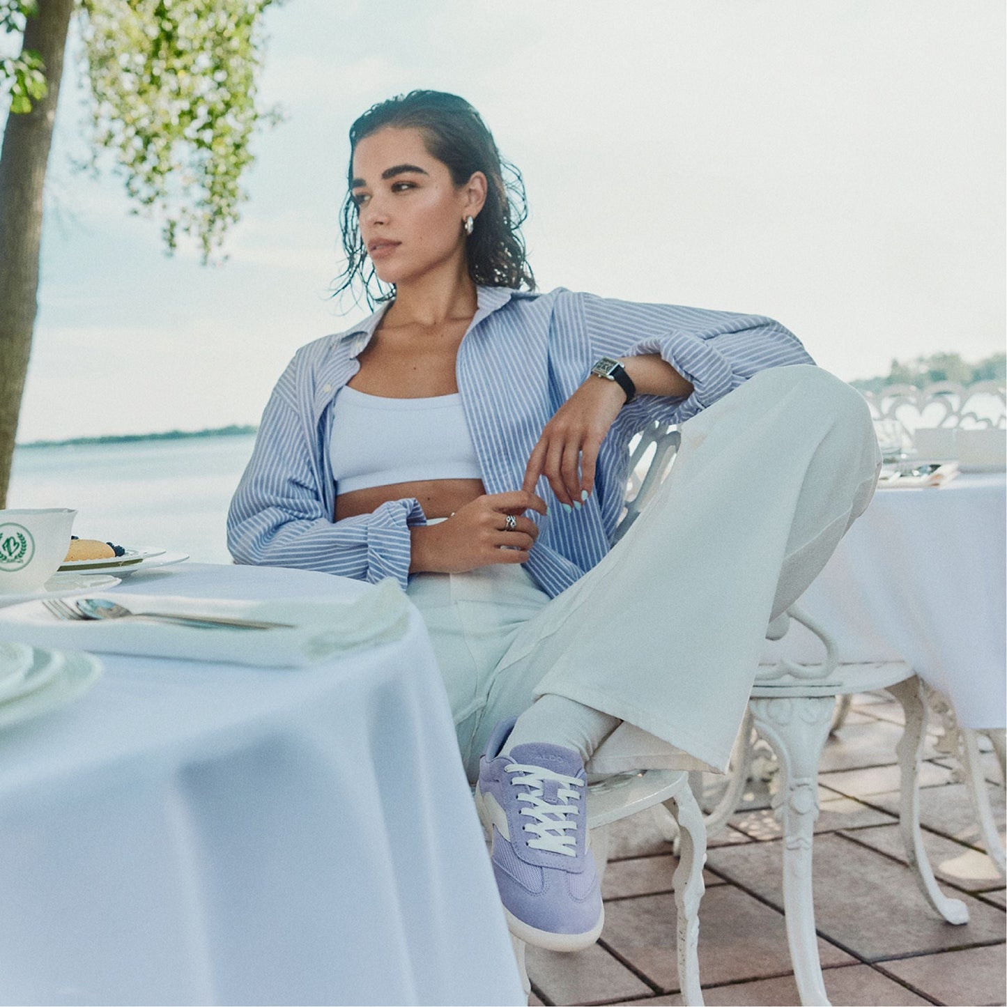Clubstyle Light Purple Women's Low top sneakers - Jogger sneaker, Jogger sole Aldo Light Purple