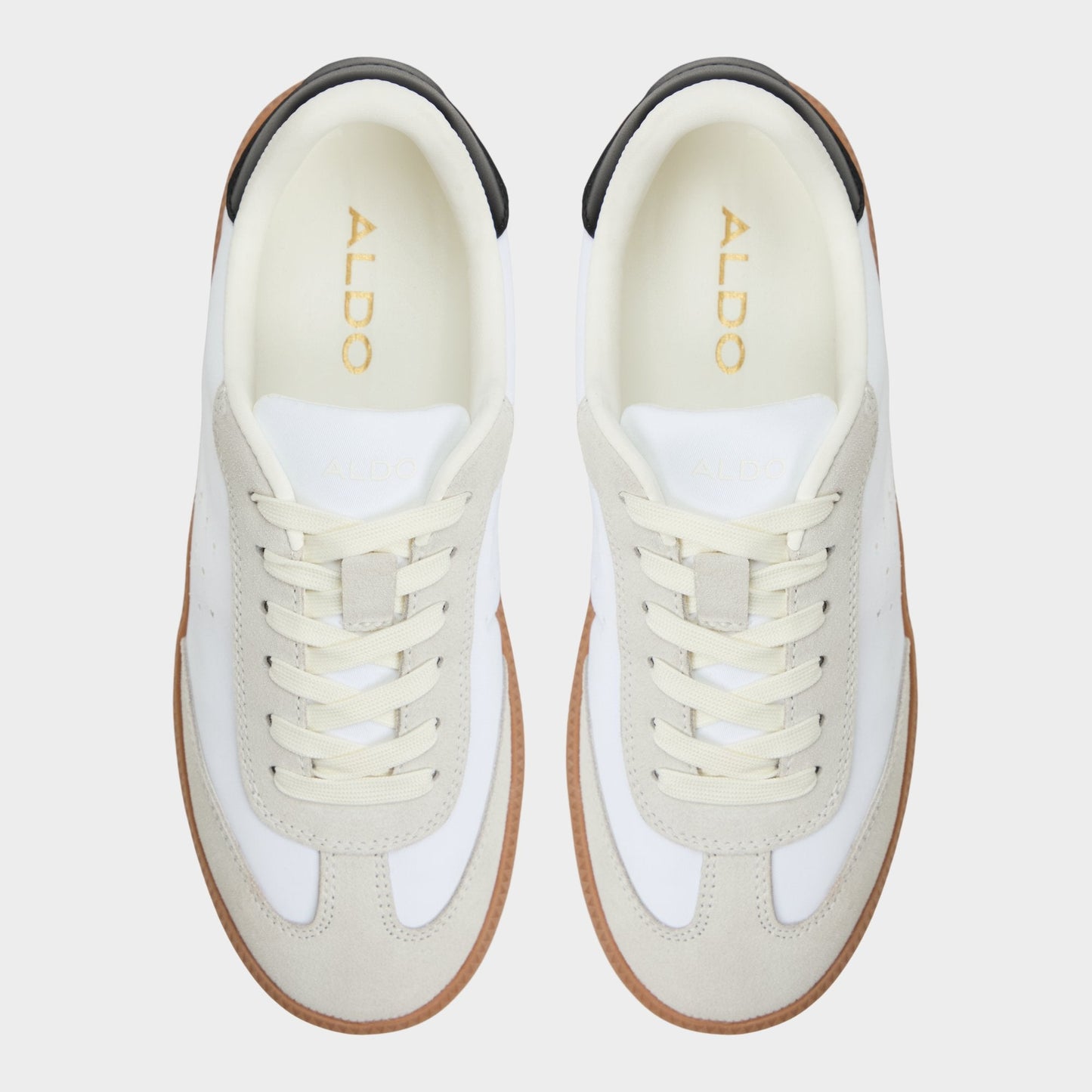 Clubstyle White/Black Women's Low top sneakers - Jogger sneaker, Jogger sole Aldo White/Black
