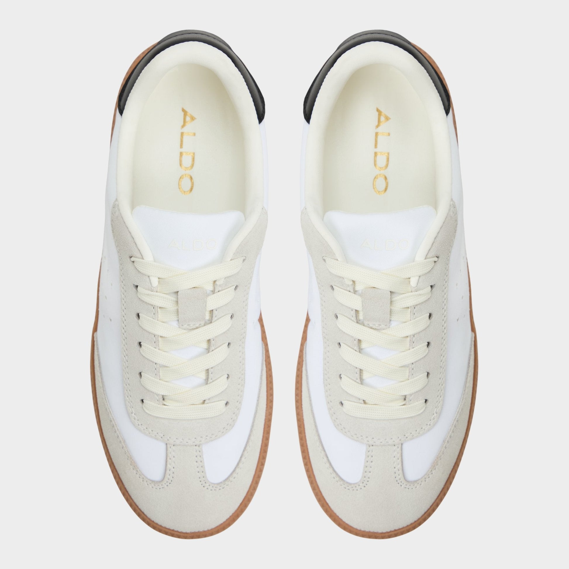 Clubstyle White/Black Women's Low top sneakers - Jogger sneaker, Jogger sole Aldo White/Black