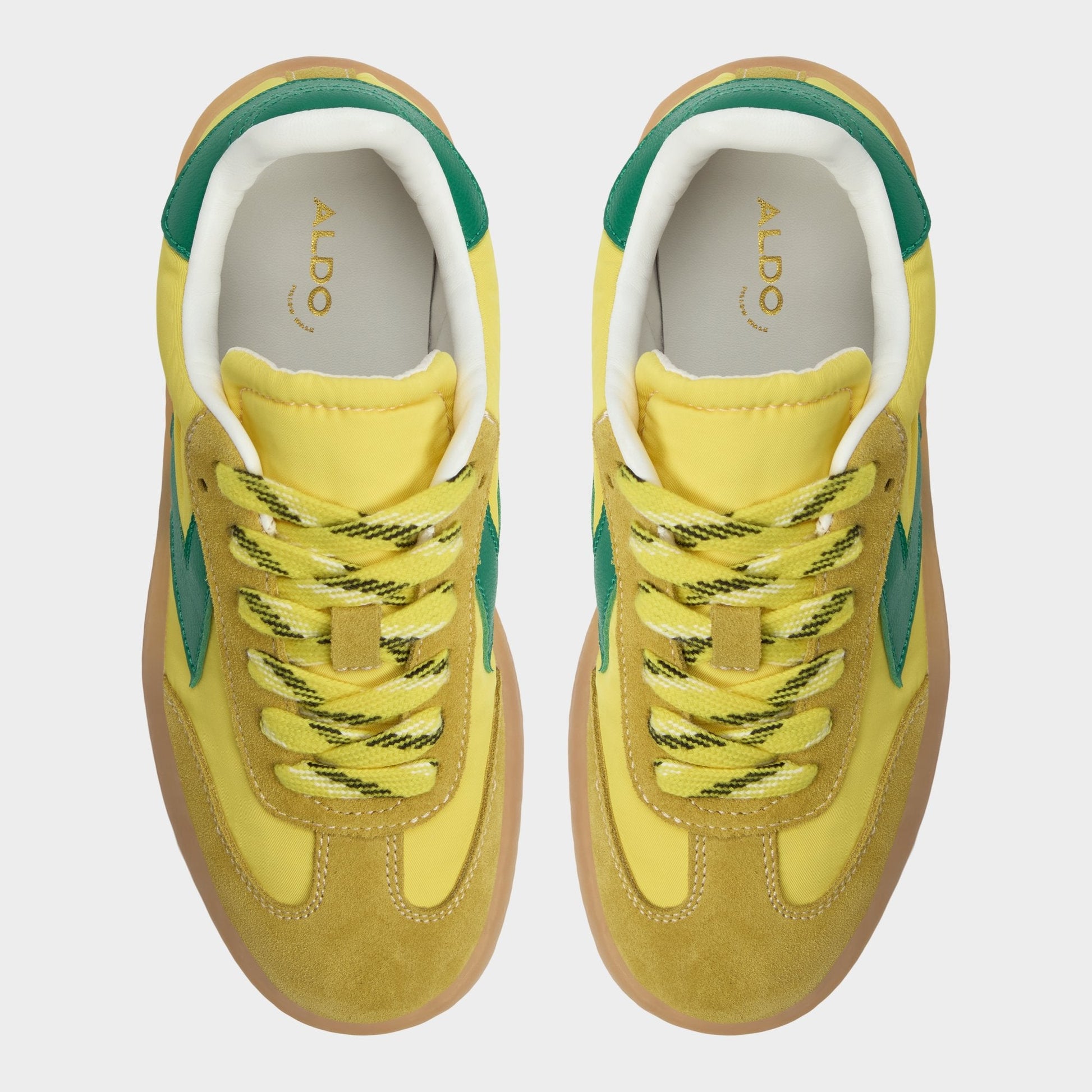 Retrostep Yellow Multi Women's Low top sneakers - Low top sneaker, Jogger sole Aldo Yellow Multi