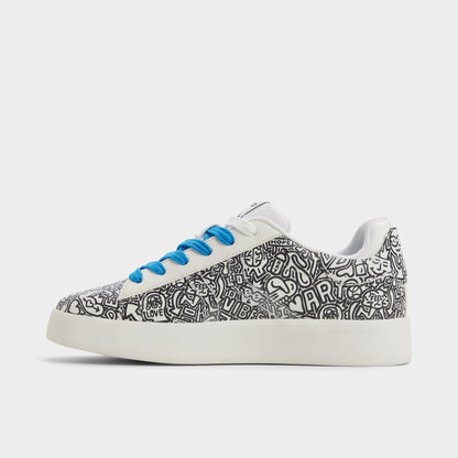 Timothy in Goodman White Black - Women's low top sneaker, Cup sole Aldo White/black