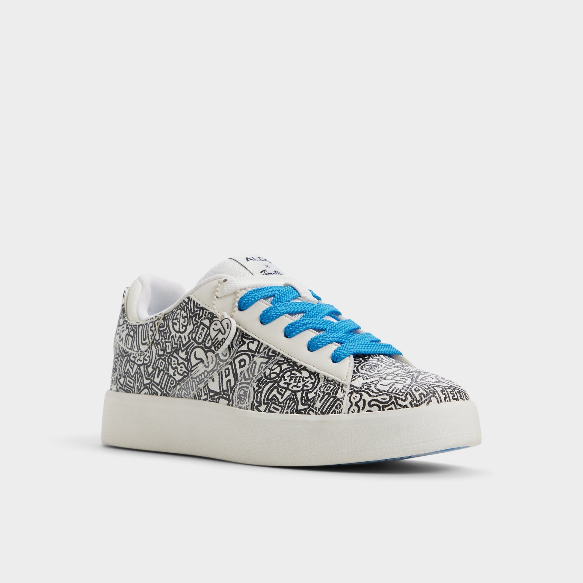 Timothy in Goodman White Black - Women's low top sneaker, Cup sole Aldo White/black