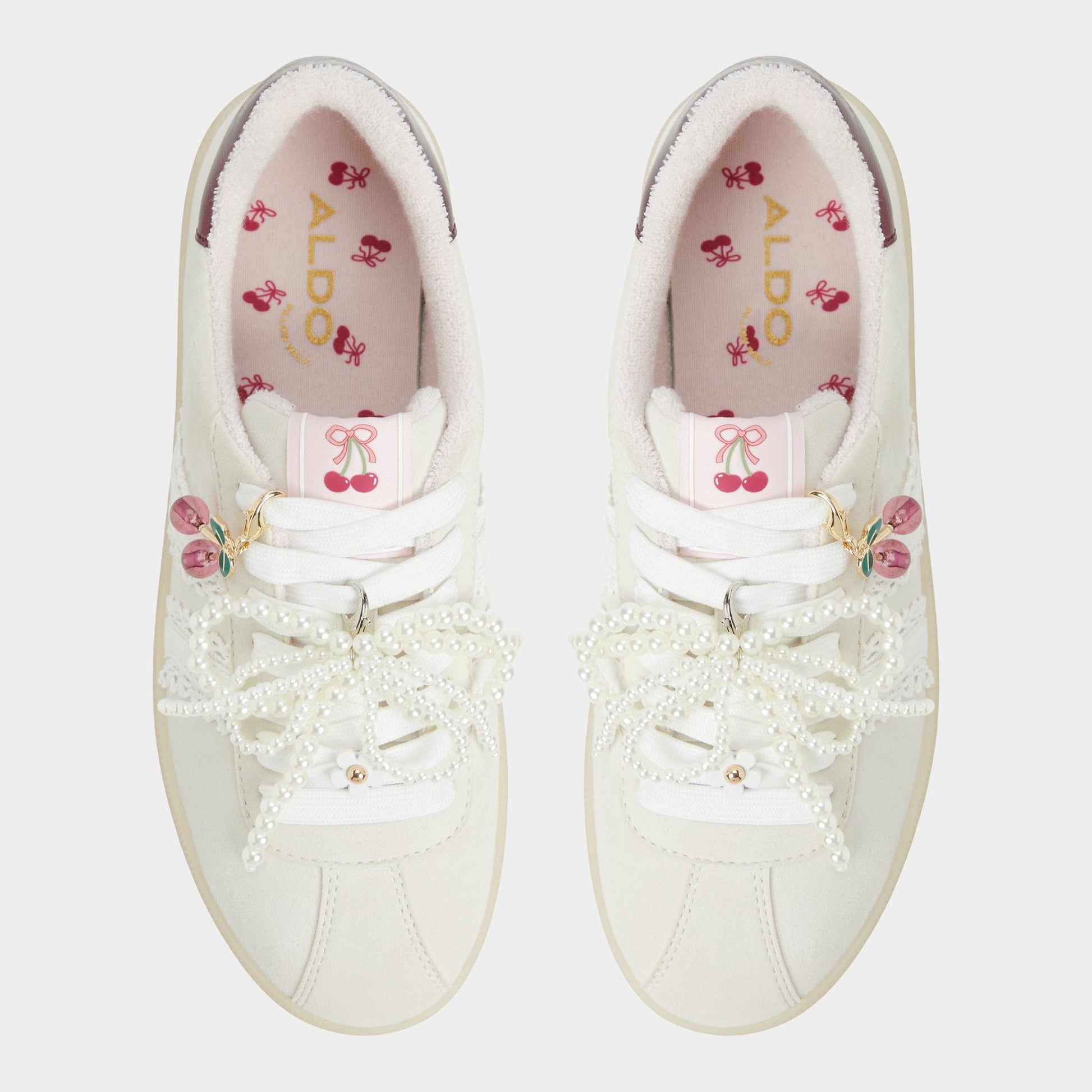 Sweetthing White/Bone Women's Low top sneakers - Low top sneaker, Cup sole Aldo White/Bone