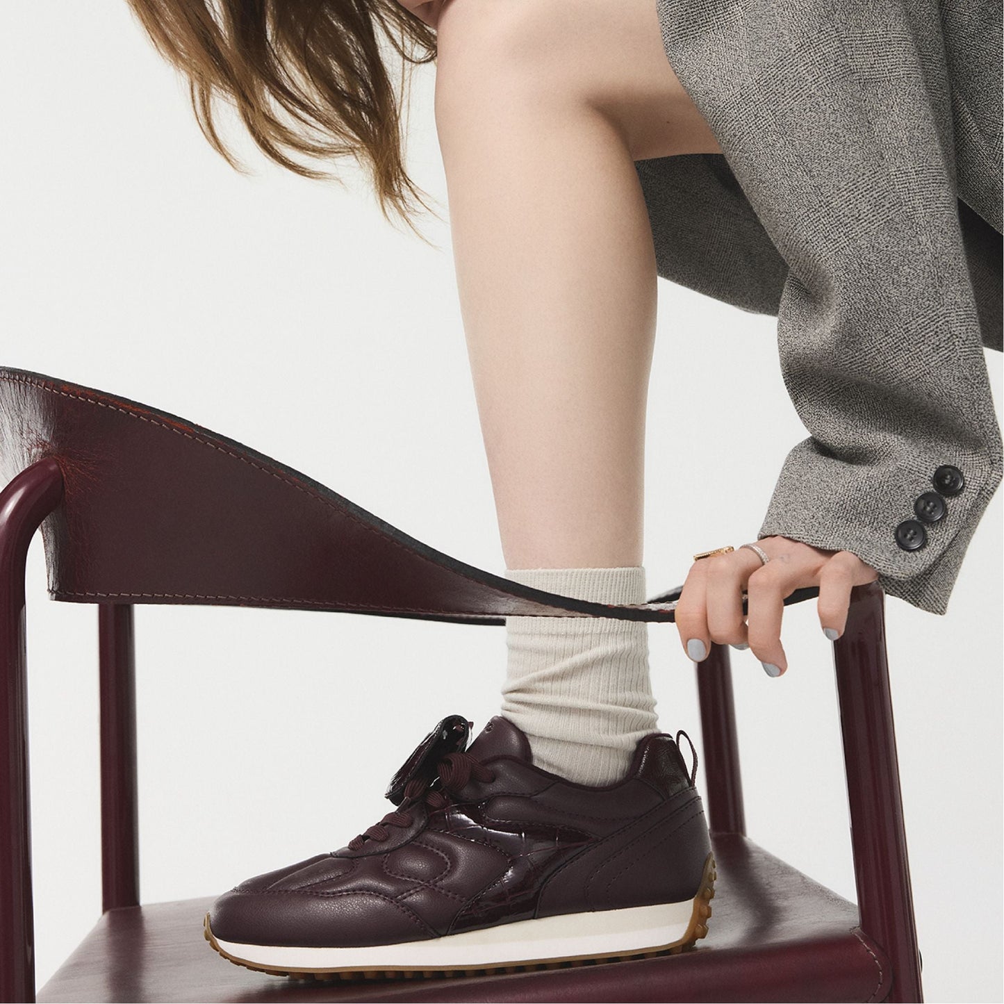 Siyara in Bordo - Jogger sneaker Aldo Bordo