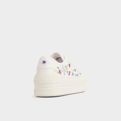 Rayes White/Multi Women's Low top sneakers - Sneaker, Platform Aldo White/Multi