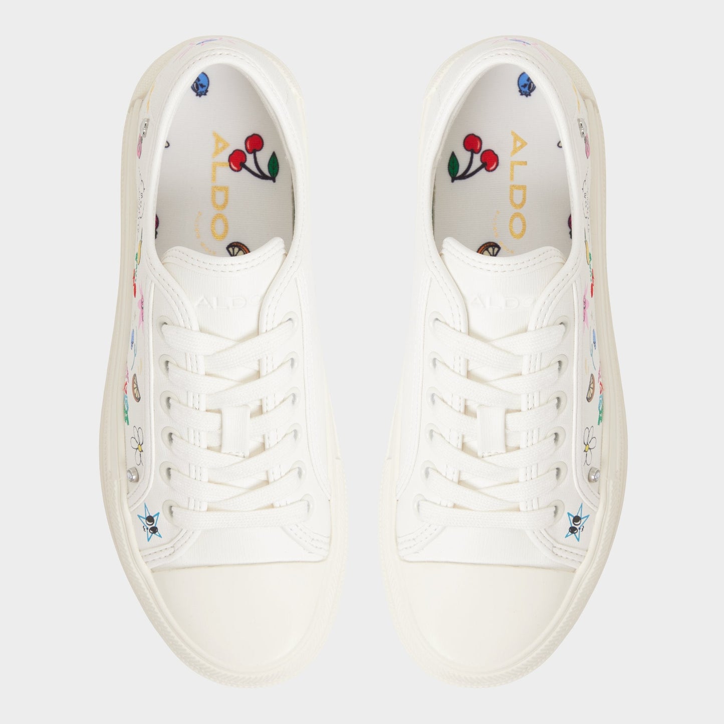 Rayes White/Multi Women's Low top sneakers - Sneaker, Platform Aldo White/Multi