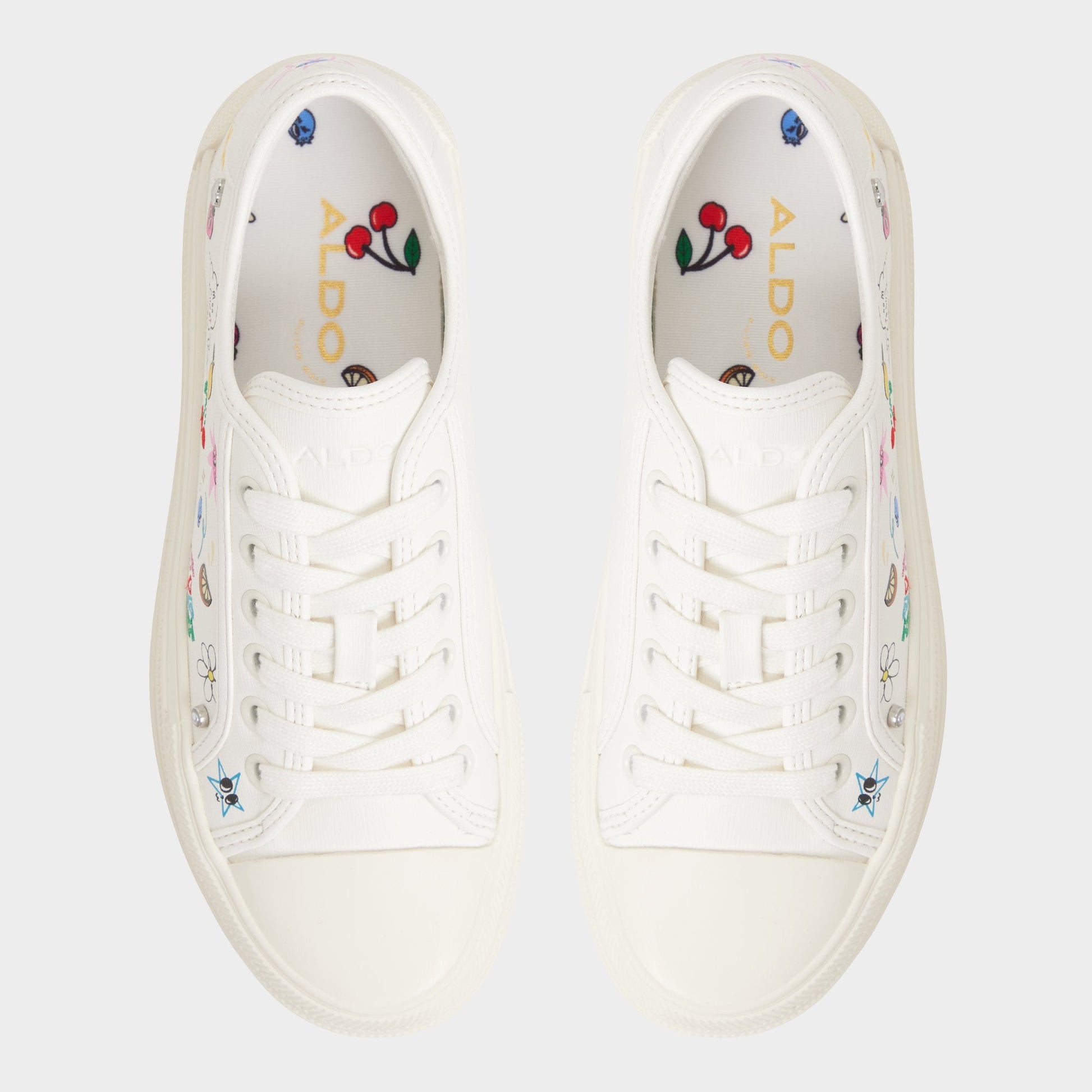 Rayes White/Multi Women's Low top sneakers - Sneaker, Platform Aldo White/Multi