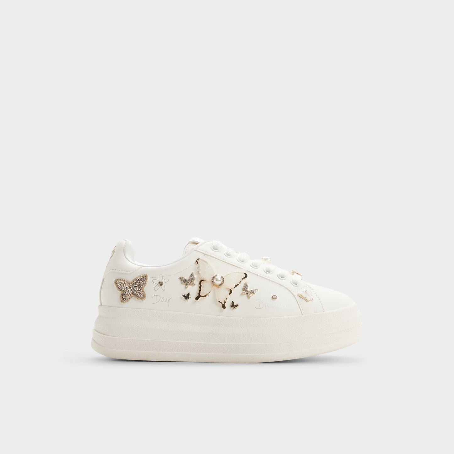 Pearlwing2 in White - Sneaker, Jogger sole Aldo White