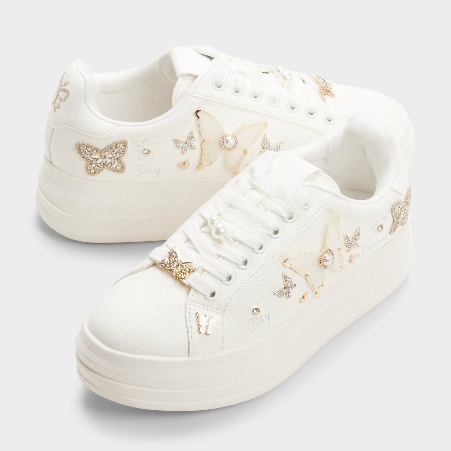 Pearlwing2 in White - Sneaker, Jogger sole Aldo White