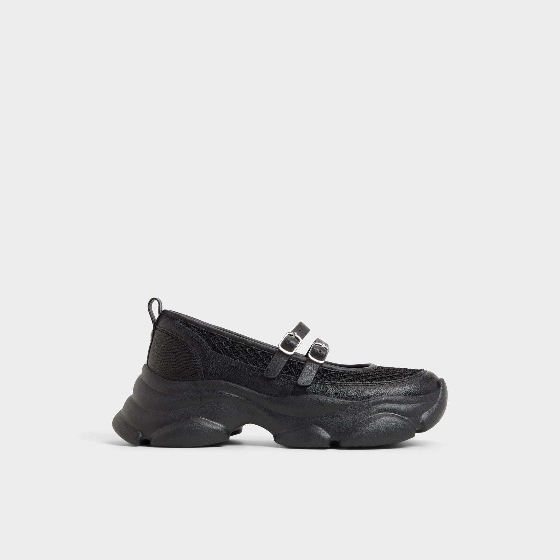 Aethera Black Women's Platform and wedge sneakers - Mary Jane Sneakers, Jogger sole Aldo Black