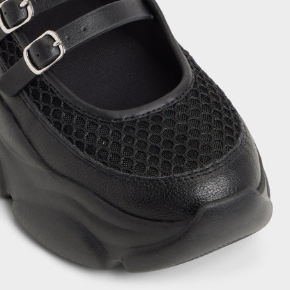 Aethera Black Women's Platform and wedge sneakers - Mary Jane Sneakers, Jogger sole Aldo Black