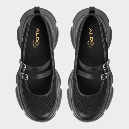 Aethera Black Women's Platform and wedge sneakers - Mary Jane Sneakers, Jogger sole Aldo Black