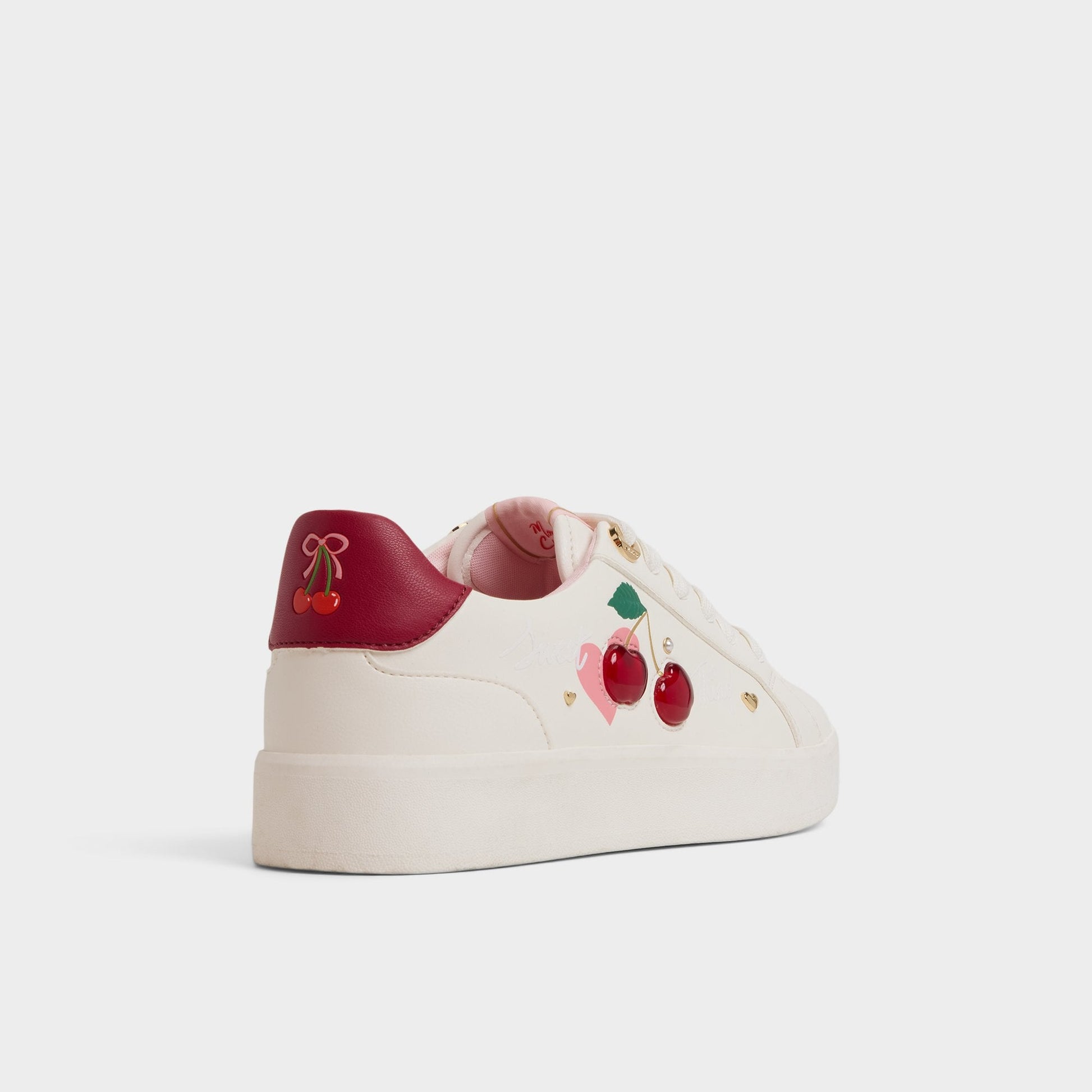 Cherrylove White Women's Low top sneakers - Low top sneaker, Platform Aldo White