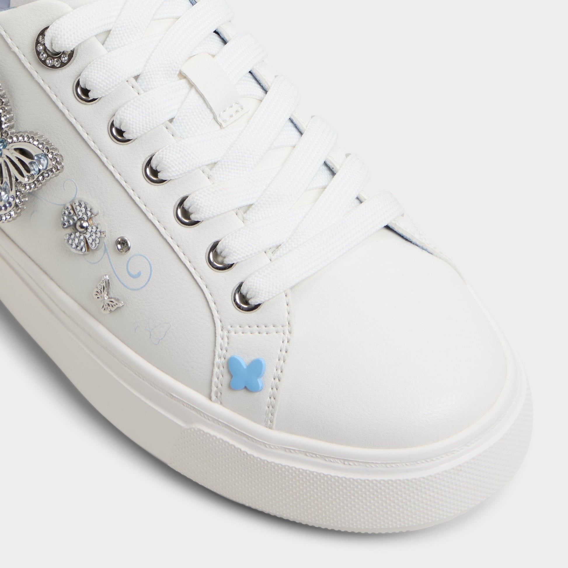Saxony White/Multi Women's Platform and wedge sneakers - Low top sneaker Aldo White/Multi