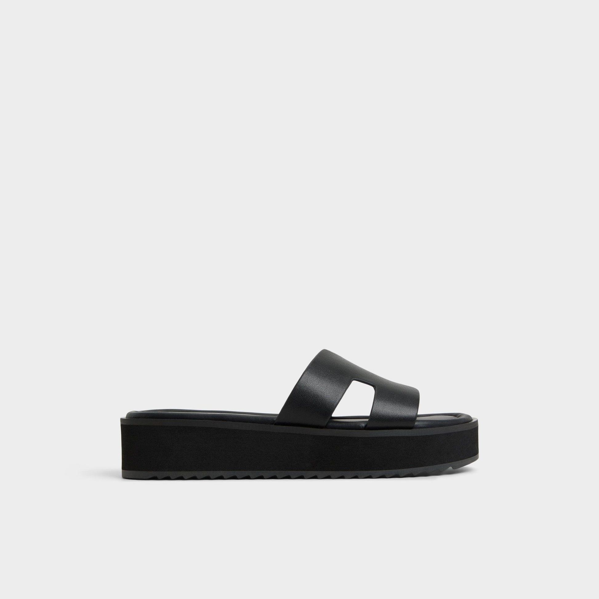 Anayelie in Black - Slide sandal, Platform Aldo Black