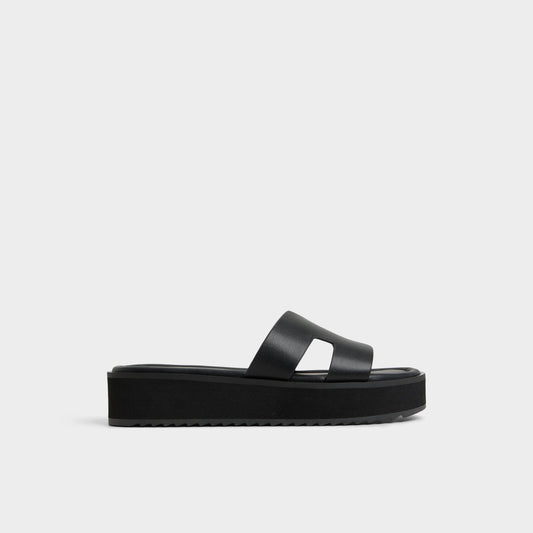 Anayelie in Black - Slide sandal, Platform Aldo Black