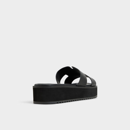 Anayelie in Black - Slide sandal, Platform Aldo Black