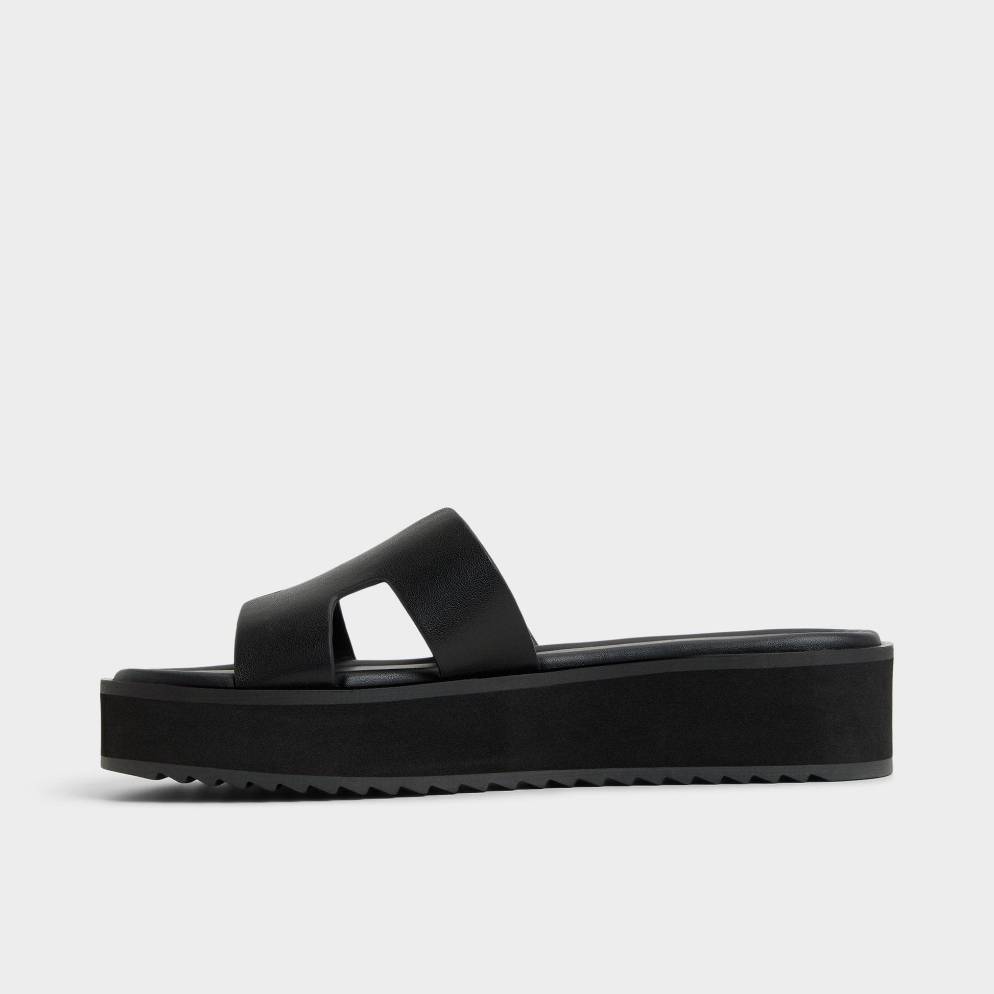Anayelie in Black - Slide sandal, Platform Aldo Black