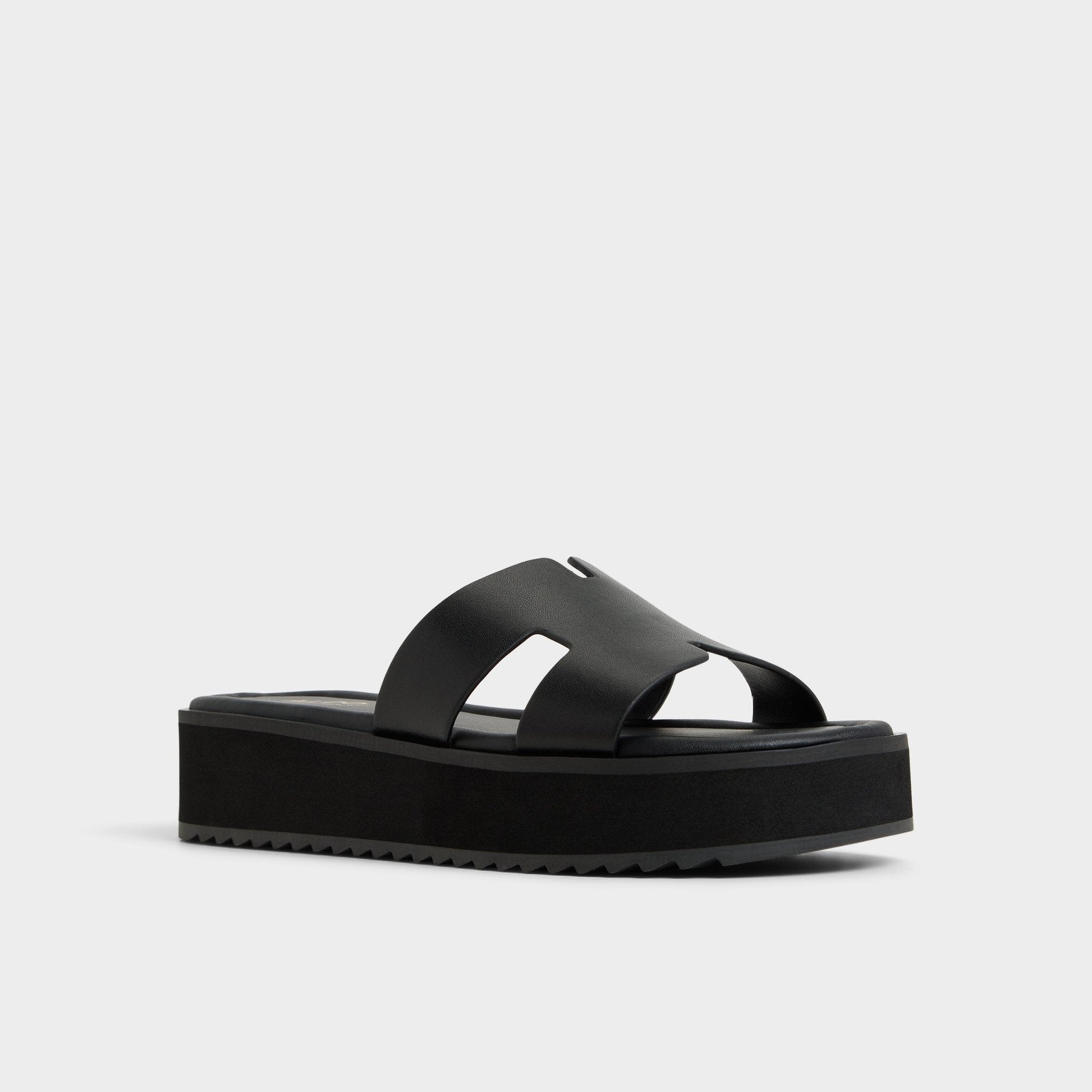Anayelie in Black - Slide sandal, Platform Aldo Black