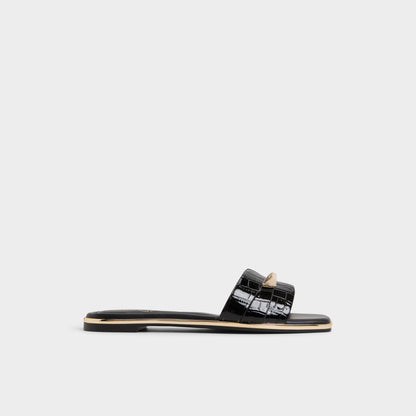 Darlina in Black - Slide sandal Aldo Black