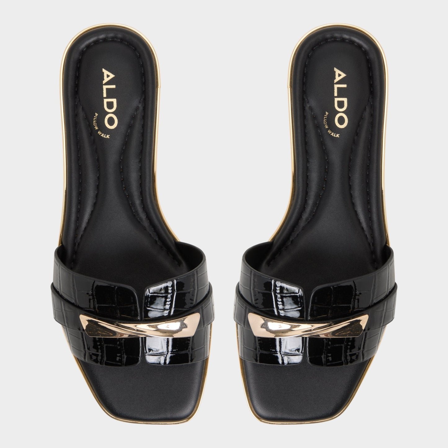 Darlina in Black - Slide sandal Aldo Black
