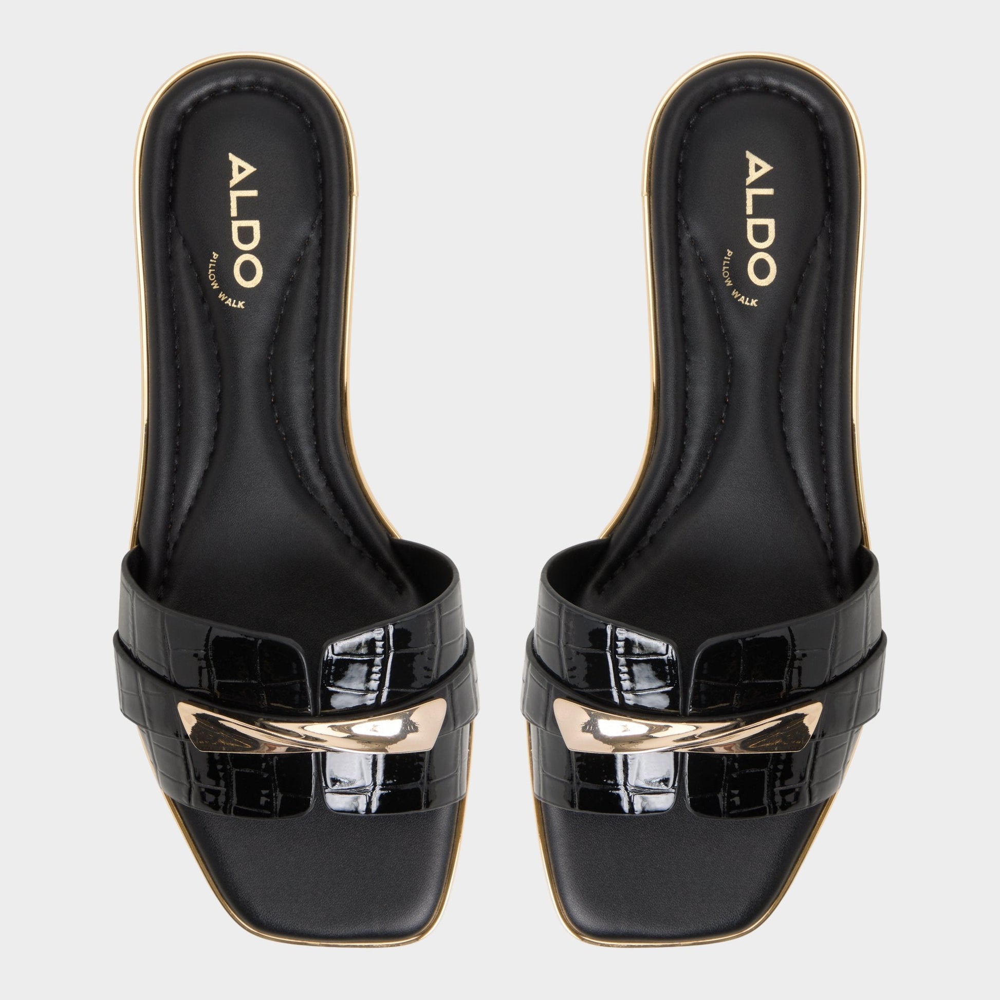 Darlina in Black - Slide sandal Aldo Black
