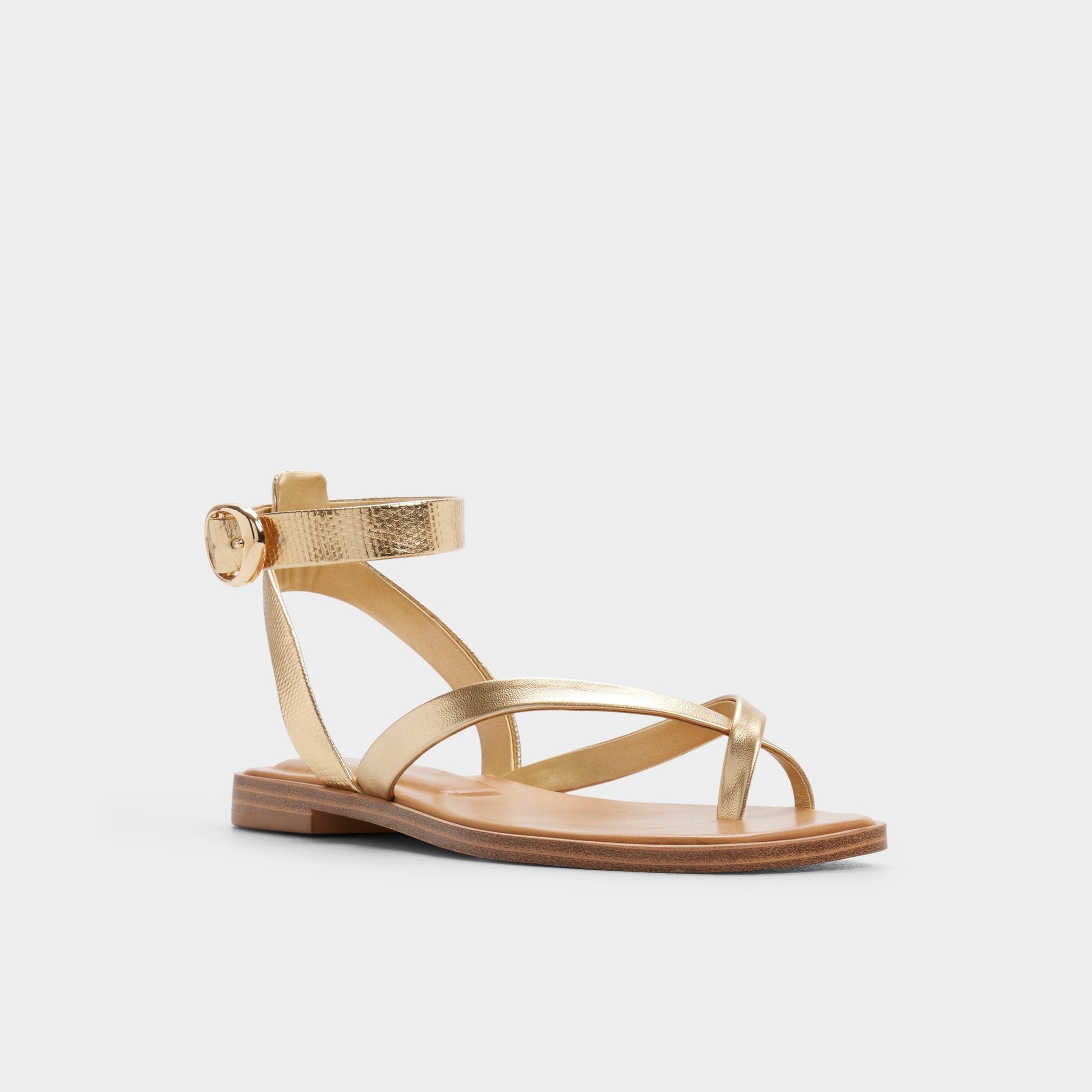 Daressi in Gold - Flat sandal Aldo Gold